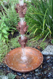 Dotted Copper Dish with Loop Bowl