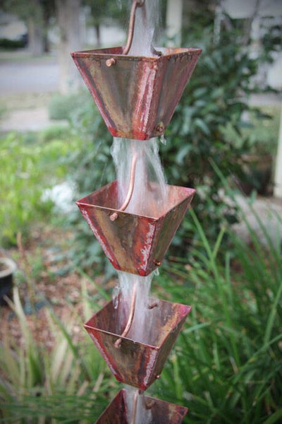 Traditional Aged Square Cup